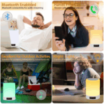 LED Touch Lamp Night Light Wireless Bluetooth Speaker – Bild 5