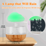 USB Colorful Mushroom Humidifier Rain Cloud Humidifier – Bild 2