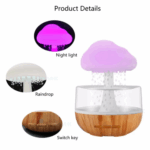 USB Colorful Mushroom Humidifier Rain Cloud Humidifier – Bild 5