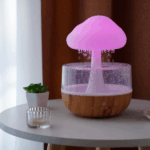 USB Colorful Mushroom Humidifier Rain Cloud Humidifier – Bild 6