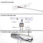 Stainless Steel 7W Bathroom Mirror Front Light – Bild 5