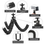 Mini Flexible Sponge Octopus Tripod for Phone Projector Camera – Bild 2