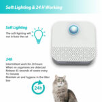 Mini Cat Odor Purifier for Cat Litter Box Deodorizer Dog Air Cleaner – Bild 3