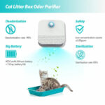 Mini Cat Odor Purifier for Cat Litter Box Deodorizer Dog Air Cleaner – Bild 6