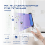 Portable UV disinfection stick folding handheld sterilizing lamp