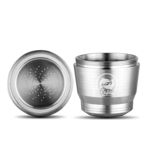 data-357.jpg Stainless Steel Capsule Coffee Filt for Nespresso – Bild 1