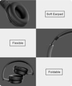 Geräuschreduzierende, faltbare Stereo-Bluetooth-Kopfhörer (V5.0) – kabellos – Bild 5