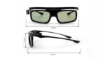 DLP-Link Active Shutter 3D Glass for DLP 3D Projector UFO U50 P12 R19 – Bild 3