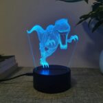Dinosaur 3D Night Light for Kids Illusion Lamp