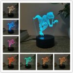 Dinosaur 3D Night Light for Kids Illusion Lamp – Bild 3