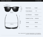 UV400 Men Women Fashion Polarized Sunglasses – Bild 5
