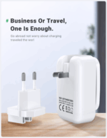 4-Port Reise-USB-Ladegerät mit LED-Lampe – kompatibel mit iPhone- & Samsung-Geräten – Bild 5