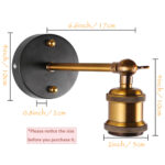 Adjustable Vintage Industriial Metal Wall Light – Bild 4