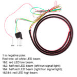 60" Flexible Car Truck 90-LED Tailgate Light Bar – Bild 5