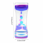 Double Color Sand Hourglasses Colorful Liquid Timer Anxiety Relief – Bild 5