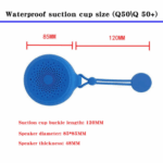 Mini Portable Suction Cup Wireless Bluetooth Speaker with Lanyard – Bild 5
