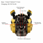 Transformers Bumblebee Bluetooth Speaker Mini Wireless Speakers – Bild 6