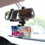 360 Degrees Car Phone Holder Car Rearview Mirror Mount Phone Holder – Bild 3