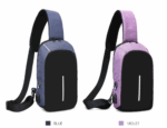 Shoulder Backpacks Sling Bag with USB Connection – Bild 2