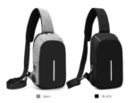 Shoulder Backpacks Sling Bag with USB Connection – Bild 3