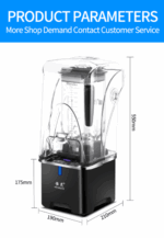 Commercial Smoothie Maker Blender Sound Insulation ice Crusher – Bild 4