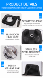 Commercial Smoothie Maker Blender Sound Insulation ice Crusher – Bild 5