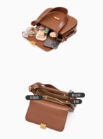 Women Organ Bag Split Cow Leather Crossbody Shoulder Bags – Bild 4
