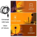Sunset Lamp RGB 16 Color APP Remote Control Atmosphere Projection Lamp – Bild 3