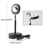 Sunset Lamp RGB 16 Color APP Remote Control Atmosphere Projection Lamp – Bild 6