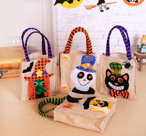 data-61.png Halloween „Trick or Treat“ Süßigkeiten-Tasche – Sammelbeutel für Kinder – Bild 1