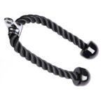 Double head  Fitness Pull Rope Biceps Cord Cable – Bild 3