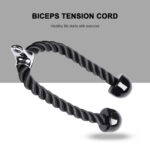 Double head  Fitness Pull Rope Biceps Cord Cable – Bild 4
