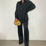 Casual Loose Satin Women's Blouse Sets – Bild 3
