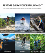 Action Camera 4K60FPS Waterproof Sport Drive recorder Helmet Camera – Bild 6