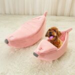 Funny Banana Cat Bed House Cute Cozy Cat Mat Beds – Bild 3