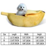 Funny Banana Cat Bed House Cute Cozy Cat Mat Beds – Bild 4
