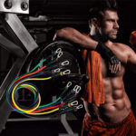11-teiliges Widerstandsband-Set – Fitness-Trainingszubehör – Bild 2