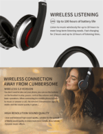 Stereo-Earphones – Kabellose Bluetooth-Kopfhörer mit Mikrofon – Bild 3