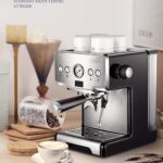 Espresso Coffee Maker Stainless Steel Italian Coffee Machine