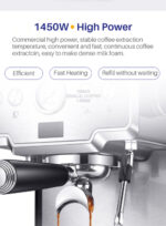 Espresso Coffee Maker Stainless Steel Italian Coffee Machine – Bild 2