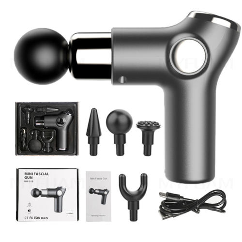 data-74.png Mini Massagepistole mit 32 Geschwindigkeitsstufen – LED Deep-Tissue Muskelmassagegerät – Bild 1