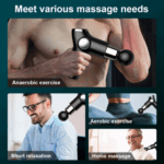 Mini Massagepistole mit 32 Geschwindigkeitsstufen – LED Deep-Tissue Muskelmassagegerät – Bild 4