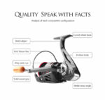 8KG Spinning reel Handle Line Spool Fishing Reel – Bild 4