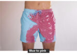 Summer Men Temperature Sensitive Color Changing  Beach Swim Pants – Bild 2