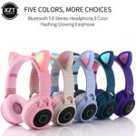 Foldable Super bass cat ear bluetooth wireless headphones – Bild 2