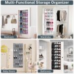 40 Pockets Over Door Hanging Shoe Storage Organizer Rack Holder Closet – Bild 3