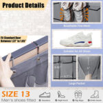 40 Pockets Over Door Hanging Shoe Storage Organizer Rack Holder Closet – Bild 5