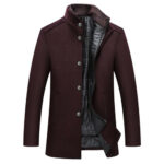 Winter Men Wool Jacket Slim Fit Thick Warm Coat – Bild 3
