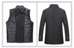 Winter Men Wool Jacket Slim Fit Thick Warm Coat – Bild 4