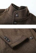 Winter Men Wool Jacket Slim Fit Thick Warm Coat – Bild 5